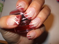 Zselés műköröm díszítés